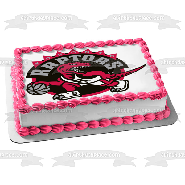 Toronto Raptors NBA Basketball Logo Edible Cake Topper Image ABPID07593