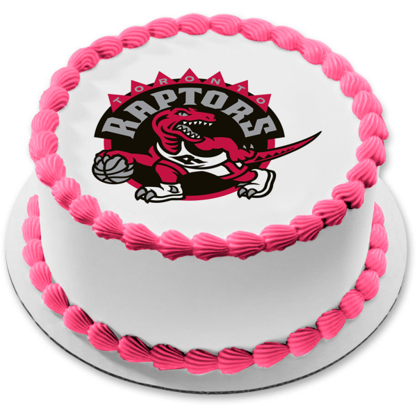 Toronto Raptors NBA Basketball Logo Edible Cake Topper Image ABPID07593