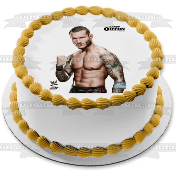 WWE World Wrestling Entertainment Randy Orton Edible Cake Topper Image ABPID07765