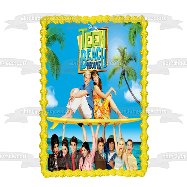 Teen Beach Movie Butchy Giggles Tanner Seacat Edible Cake Topper Image ABPID07853