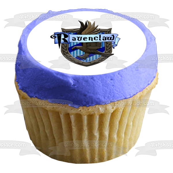 Harry Potter Ravenclaw Crest Edible Cake Topper Image ABPID08134