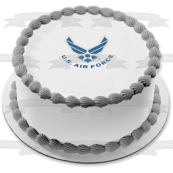US Air Force Logo Military Edible Cake Topper Image ABPID08028