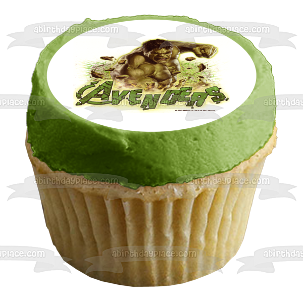 The Avengers the Incredible Hulk Edible Cake Topper Image ABPID08238