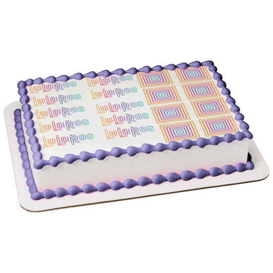 Imagen comestible para decoración de tarta de Lullaroe ABPID08239 