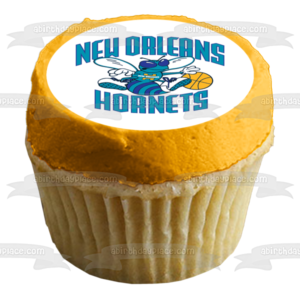 New Orleans Hornets 2002-2003 Logo NBA Edible Cake Topper Image ABPID08277