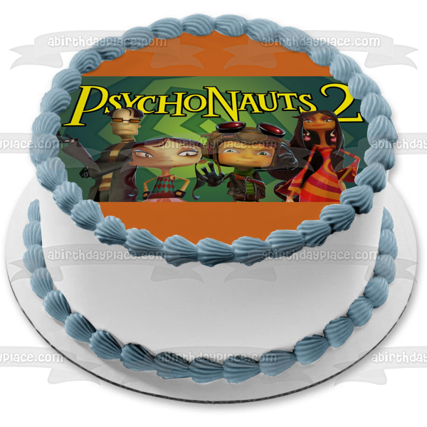 Psychonauts 2 Razputin Aquato Sasha Nein Edible Cake Topper Image ABPID55411