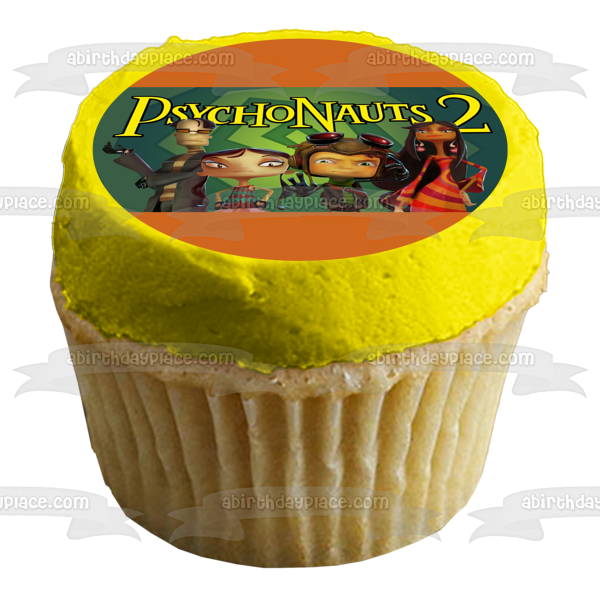 Psychonauts 2 Razputin Aquato Sasha Nein Edible Cake Topper Image ABPID55411