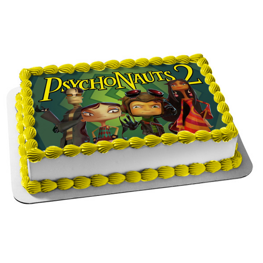 Psychonauts 2 Razputin Aquato Sasha Nein Edible Cake Topper Image ABPID55411