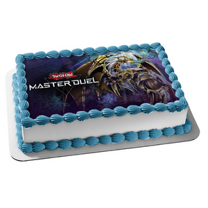 Yu-Gi-Oh! Master Duel Logo Edible Cake Topper Image ABPID55462