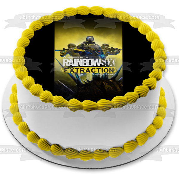 Rainbow Six Extraction Lion Edible Cake Topper Image ABPID55463