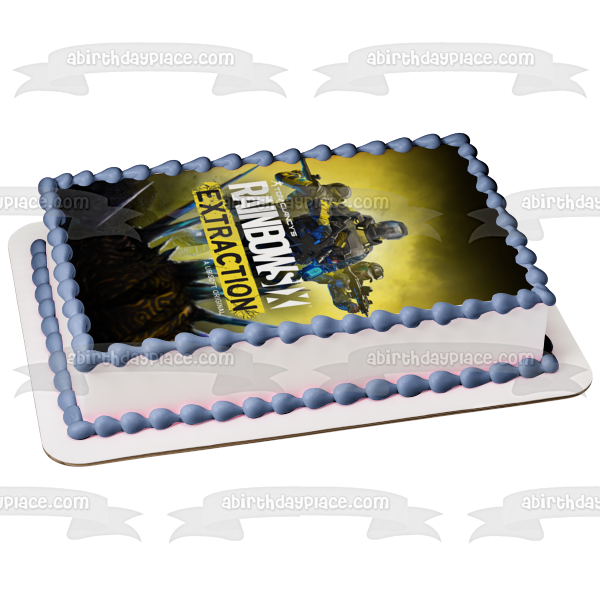 Rainbow Six Extraction Lion Edible Cake Topper Image ABPID55463
