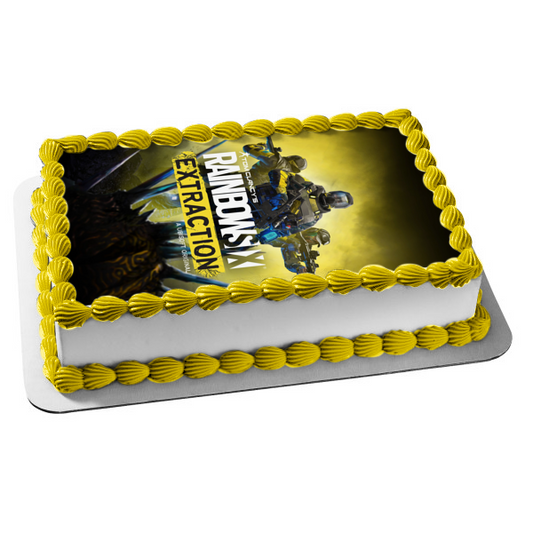 Rainbow Six Extraction Lion Edible Cake Topper Image ABPID55463