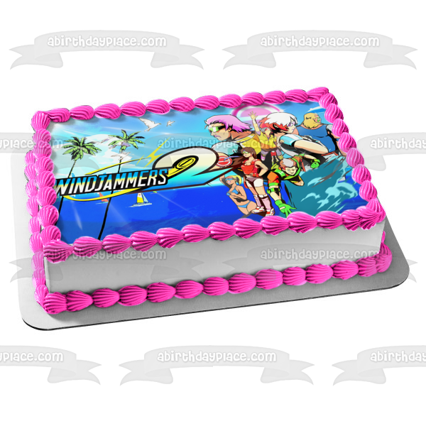Windjammers 2 H. Max K. Wessel S. Delys L. Biaggi Edible Cake Topper Image ABPID55468