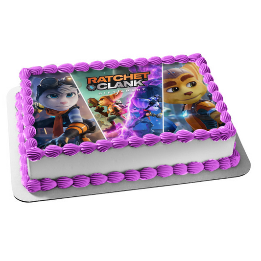 Imagen de adorno comestible para tarta Ratchet &amp; Clank: Rift Apart Rivet ABPID55420 
