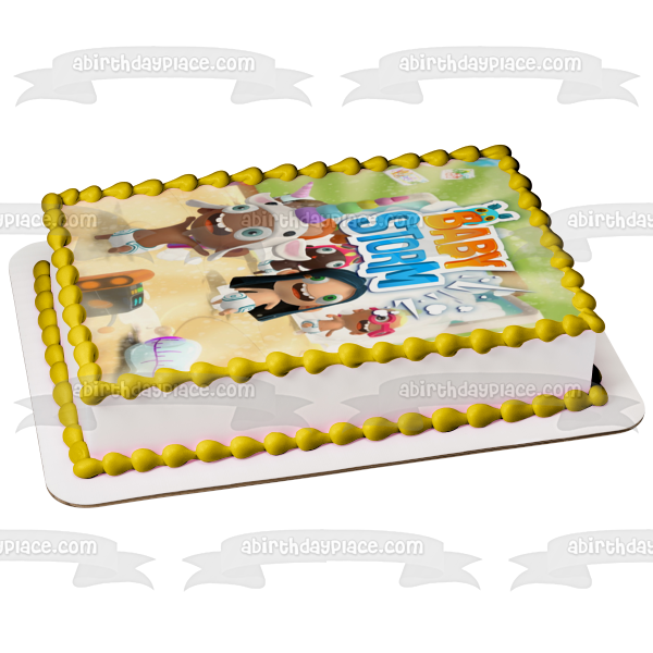 Baby Storm Assorted Characters Edible Cake Topper Image ABPID55469