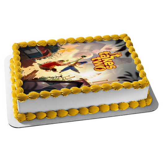 Se necesitan dos May y Cody Imagen comestible para decoración de tarta ABPID55421 