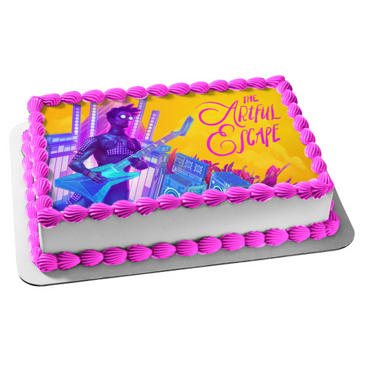 The Artful Escape Edible Cake Topper Image ABPID55472