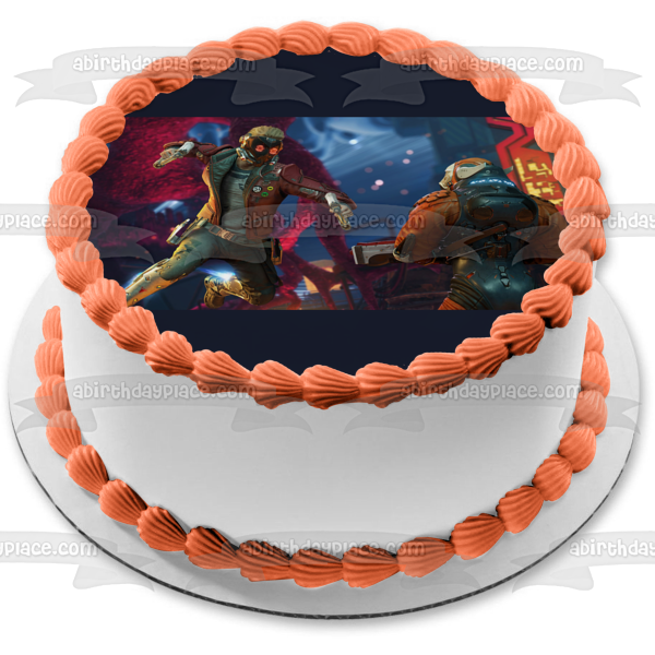 Marvel's Guardians of the Galaxy Edible Cake Topper Image ABPID55425