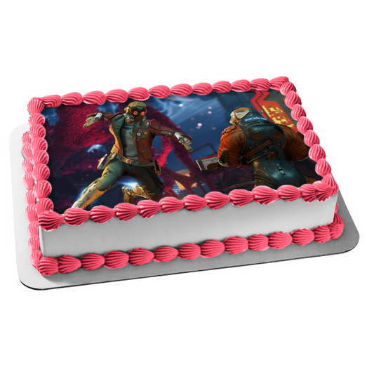 Imagen comestible para decoración de tarta de Guardianes de la Galaxia de Marvel ABPID55425 