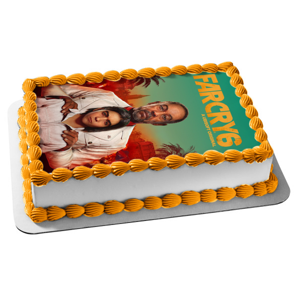 Far Cry 6 Anton Castillo and Diego Castillo Edible Cake Topper Image A – A Birthday Place
