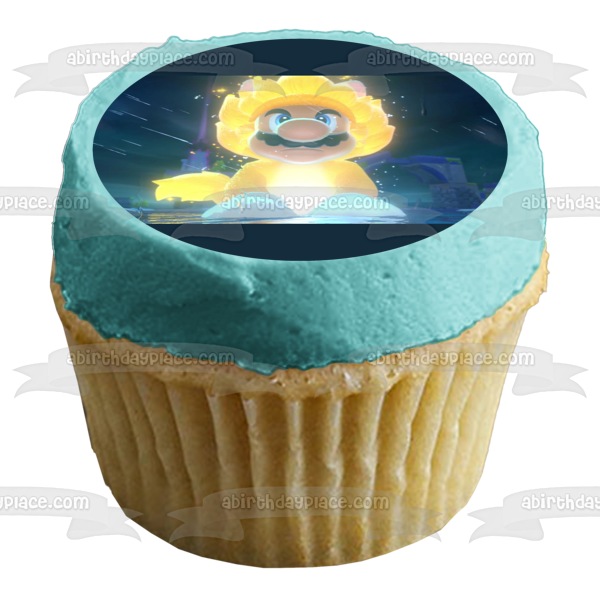 Super Mario 3D World Edible Cake Topper Image ABPID55429