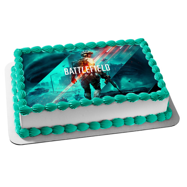 Battlefield 2042 Kimble Graves Edible Cake Topper Image ABPID55433