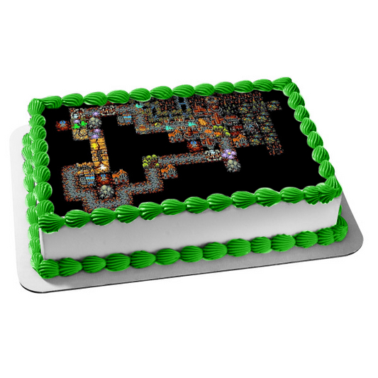 Imagen comestible para decoración de tarta con escena del juego Loop Hero ABPID55434 