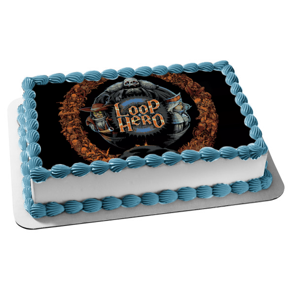 Loop Hero Game Logo Edible Cake Topper Image ABPID55435
