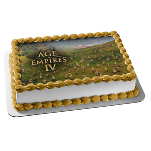 Age of Empires IV Game Scene Edible Cake Topper Image ABPID55436