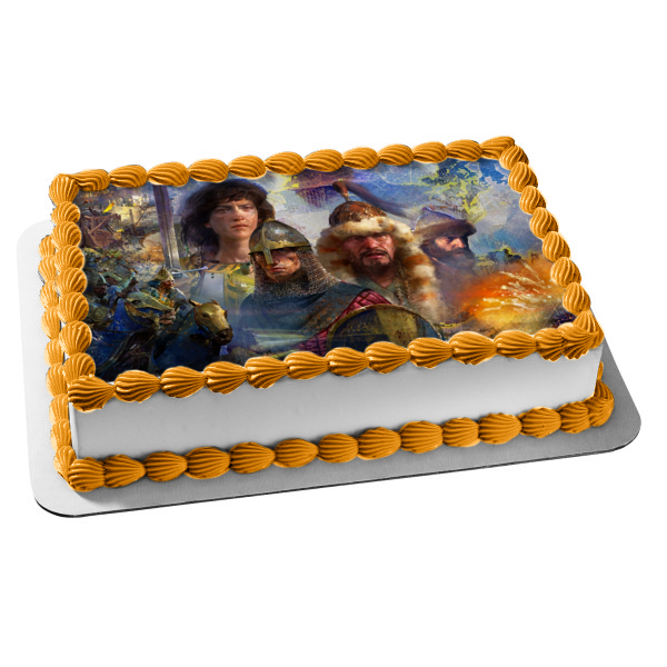 Age of Empires IV Assorted Characters Edible Cake Topper Image ABPID55437