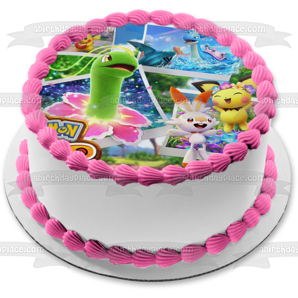 Pokemon Snap Assorted Pokemon Edible Cake Topper Image ABPID55440