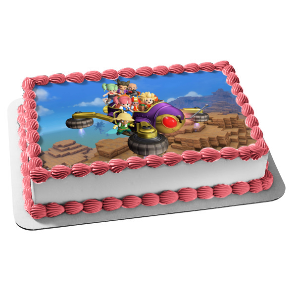 Dragon Quest Builders 2 Brainy Badboon Madusa Atlas Hargon Edible Cake Topper Image ABPID55443