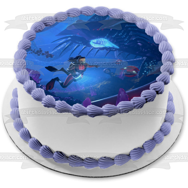Subnautica: Below Zero Robin Ayou Edible Cake Topper Image ABPID55447