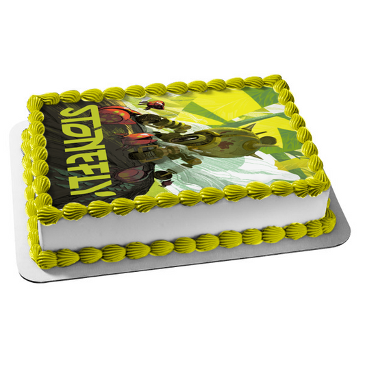 Imagen comestible para decoración de tarta de videojuego Stonefly ABPID55449 