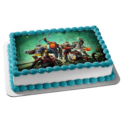 Deep Rock Galactic the Driller the Engineer the Gunner the Scout Edible Cake Topper Image ABPID55451