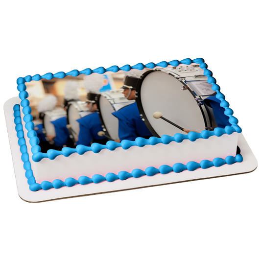 Marching Band Drum Line Edible Cake Topper Image ABPID55500