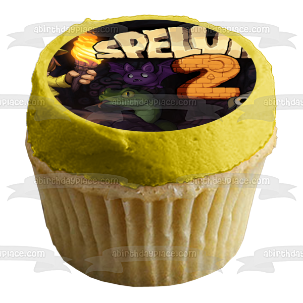 Spelunky 2 Tina Flan Edible Cake Topper Image ABPID55453