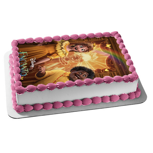 Disney Encanto Pepa Edible Cake Topper Image ABPID55521