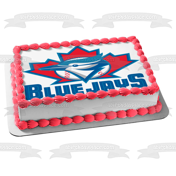 Toronto Blue Jays Logo MLB Major League Baseball Canadian Baseball Team Edible Cake Topper Image ABPID08350