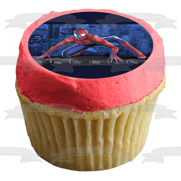 Marvel the Amazing Spider-Man Edible Cake Topper Image ABPID08482