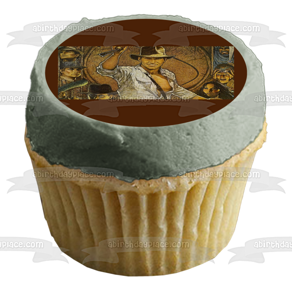 Indiana Jones En busca del arca perdida Barranca Marion Ravenwood Decoración comestible para tarta imagen ABPID08501 