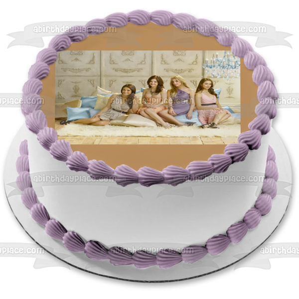 Pretty Little Liars Aria Montgomery Hanna Marin Emily Fields Spencer Hastings Edible Cake Topper Image ABPID09022