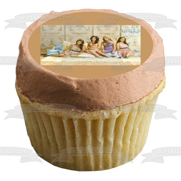 Pretty Little Liars Aria Montgomery Hanna Marin Emily Fields Spencer Hastings Edible Cake Topper Image ABPID09022