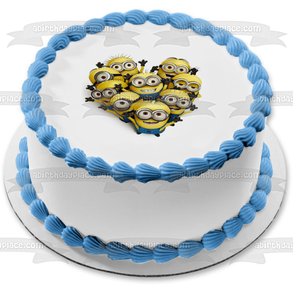 Despicable Me Minions Stuart Kevin Dave Edible Cake Topper Image ABPID08868