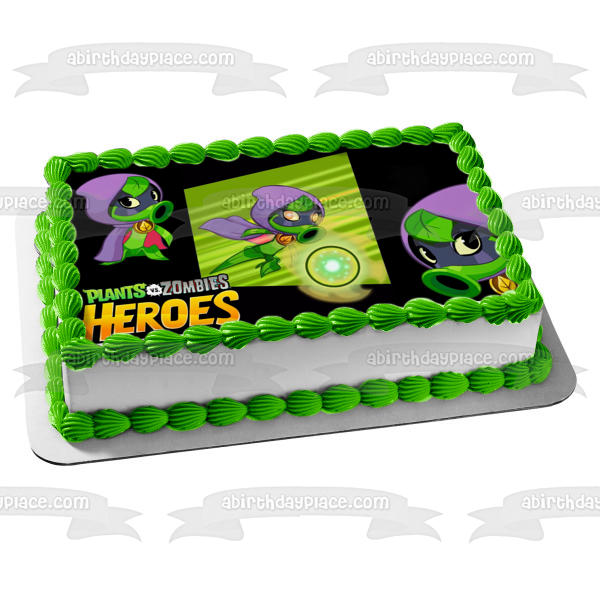 Plants Vs Zombies Heroes Green Shadow Edible Cake Topper Image ABPID09 – A  Birthday Place