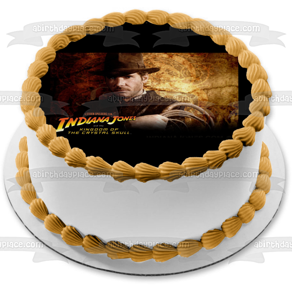 Indiana Jones and the Kingdom of the Crystal Skull Edible Cake Topper Image ABPID09161