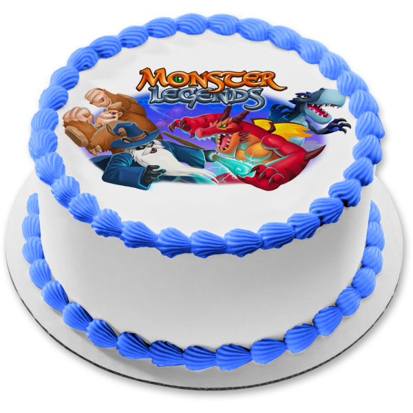 Monster Legends Various Characters Edible Cake Topper Image ABPID09793
