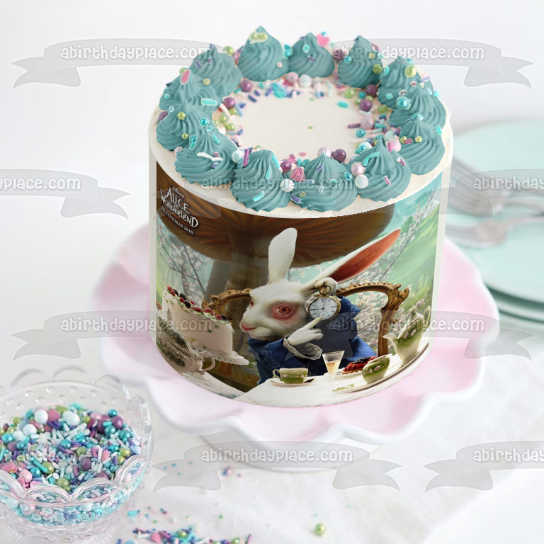 Alice in wonderland cake - white rabbit cake topper <3 - - CakesDecor