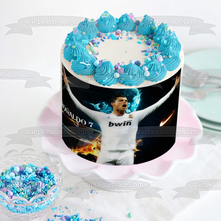 Cristiano Ronaldo Italian Club Juventus Professional Footballer Edible – A  Birthday Place