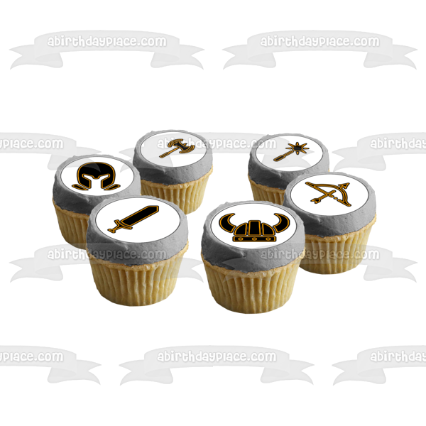Dungeons and Dragons RPG Icons Dnd Edible Cupcake Topper Images ABPID55534